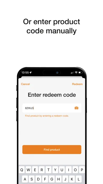 Capturas de pantalla de VoucherCart Redeem App.