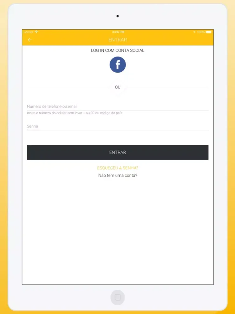 Vou de Táxi - Motorista iPad Screenshots