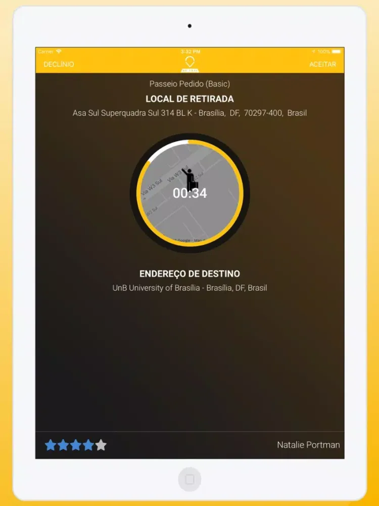 Vou de Táxi - Motorista iPad Screenshots