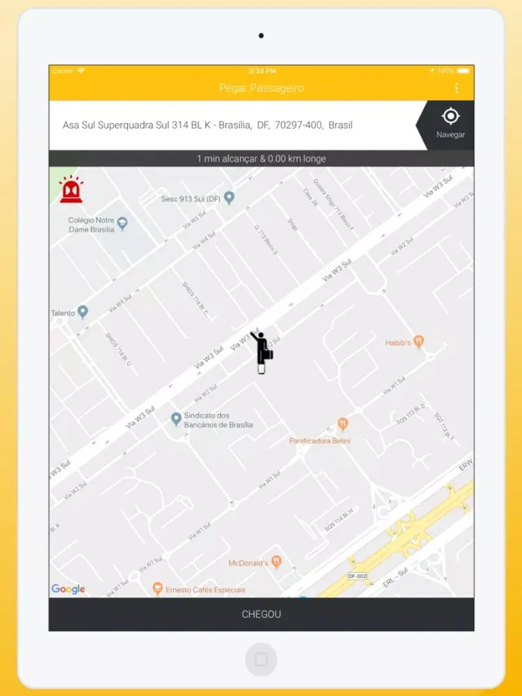 Vou de Táxi - Motorista iPad Screenshots