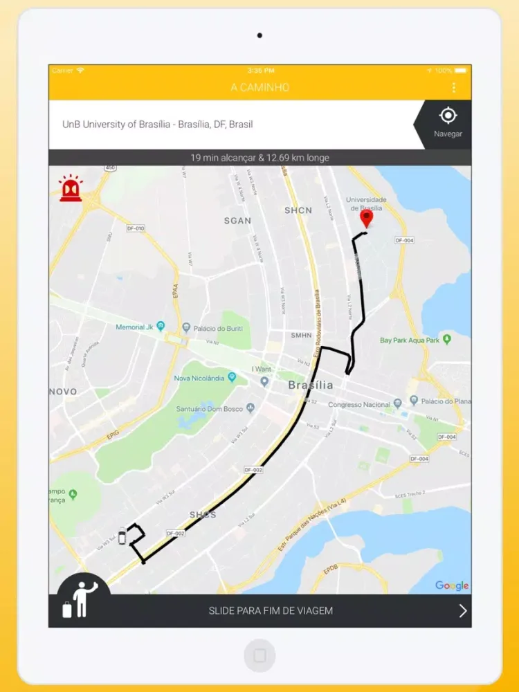 Vou de Táxi - Motorista iPad Screenshots