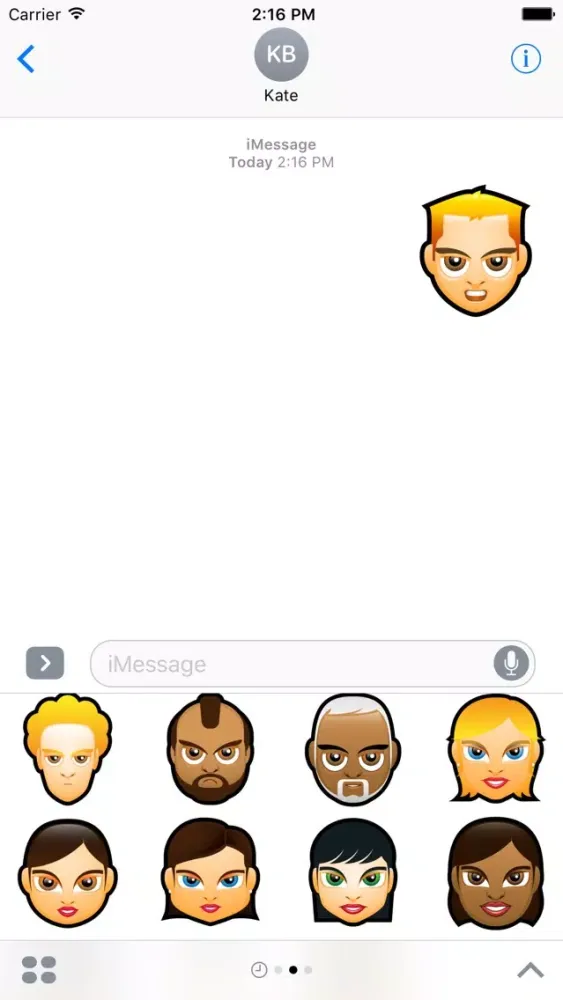 Скриншоты Faces Stickers
