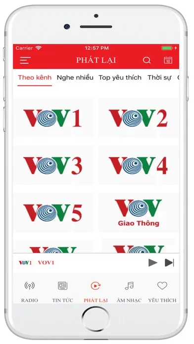 VOV Media. स्क्रीनशॉट