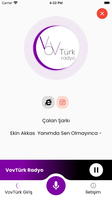 Screenshot di VovTürk Radyo