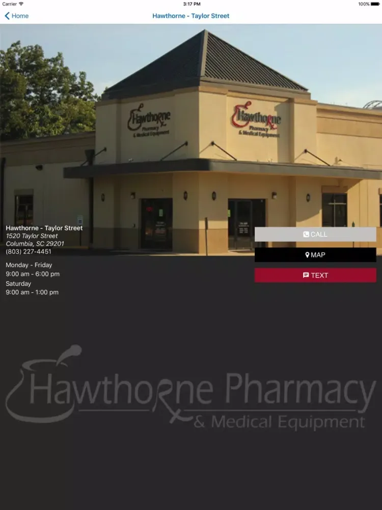 تصاویر Hawthorne Pharmacy iPad 