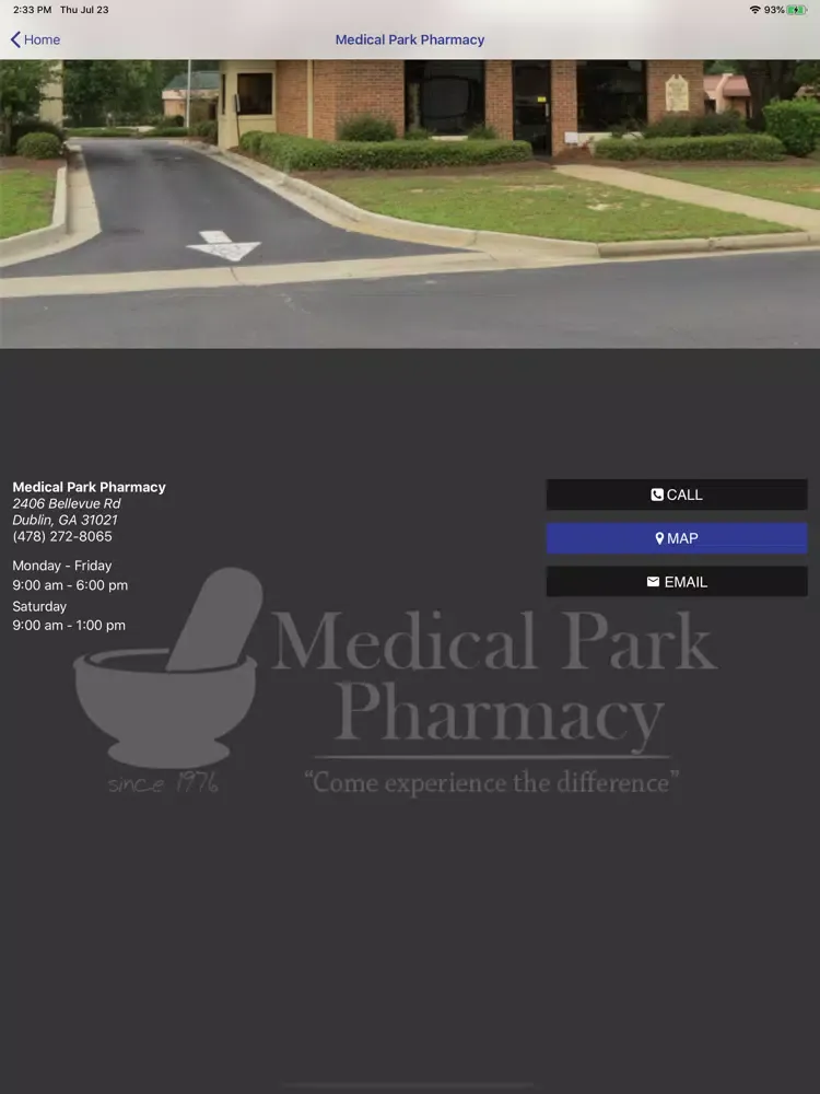Medical Park Pharmacy Dublin iPad 應用截圖