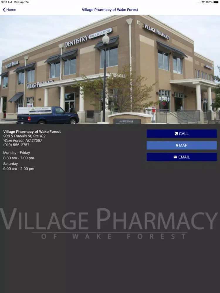 Village Pharmacy of WF iPad 应用截图