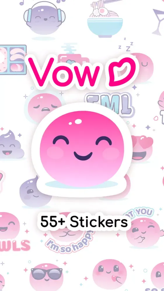 Vow - Loveys Sticker Pack应用截图