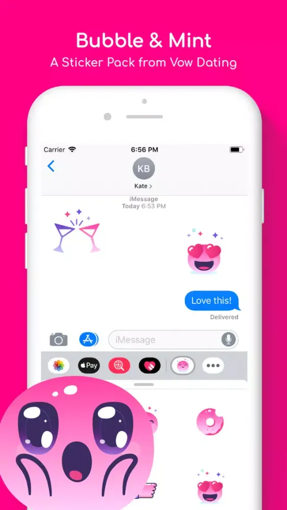 Vow - Loveys Sticker Pack应用截图