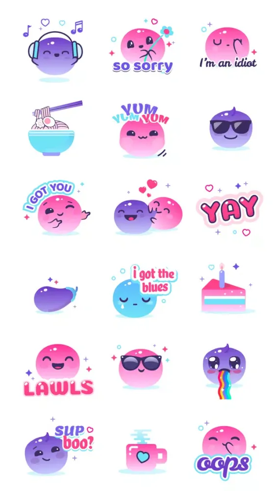 Vow - Loveys Sticker Pack应用截图