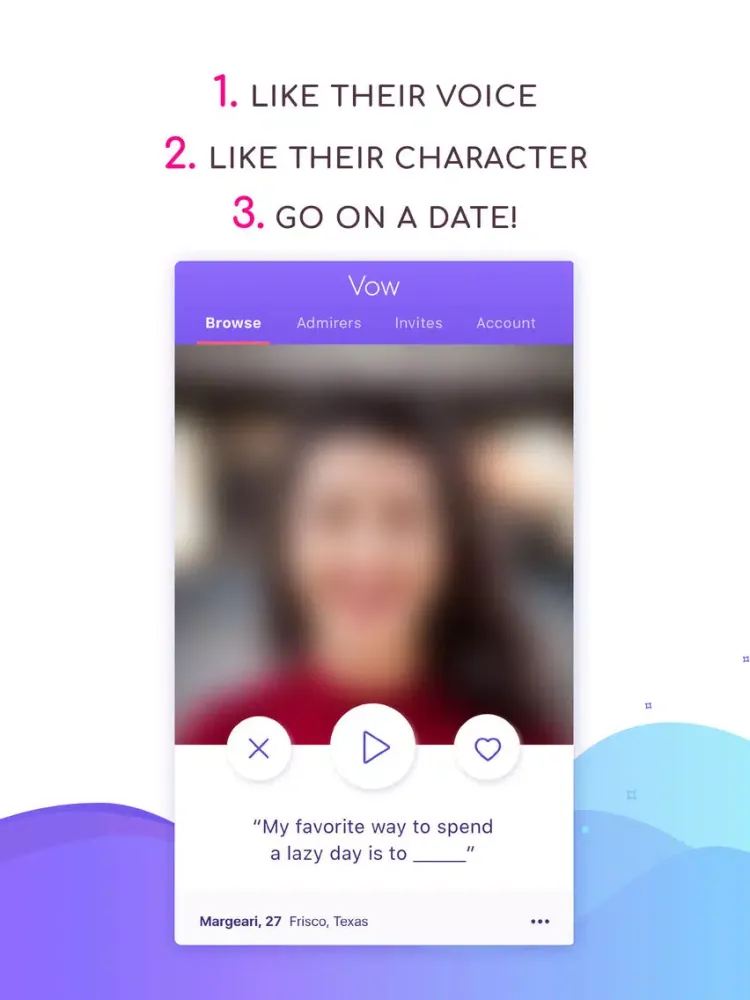 Vow Dating App iPad  سکرین شاٹس
