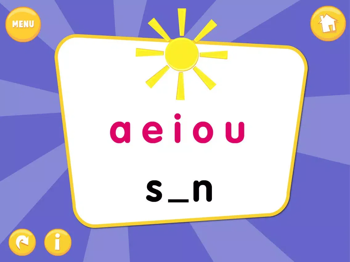 Missing Letters: Vowels iPad  Screenshots