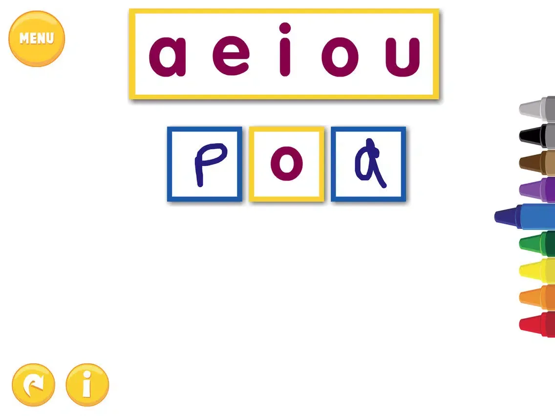 Missing Letters: Vowels iPad  Screenshots
