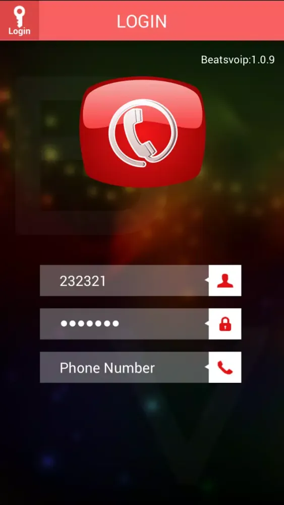 ภาพหน้าจอของ BeatsVoip Dialer