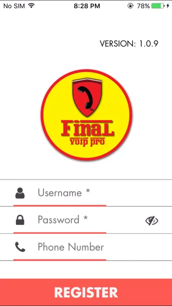 Capturas de pantalla de FinalVoip pro