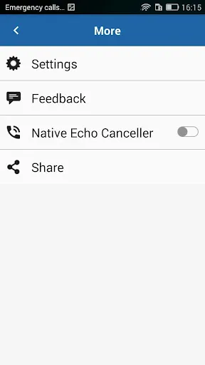 Capturas de pantalla de MoSIP Mobile Dialer