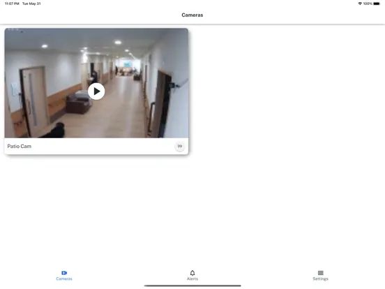 Ảnh chụp màn hình của Voxela VCare iPad 