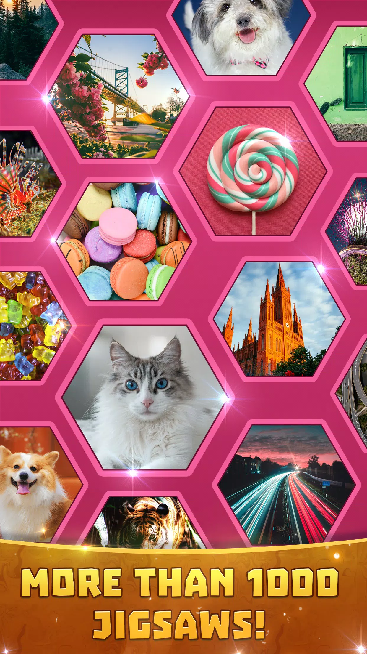 Hex Block Jigsaw Puzzle Screenshots