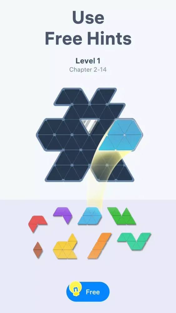 Screenshot di Triangle Tangram