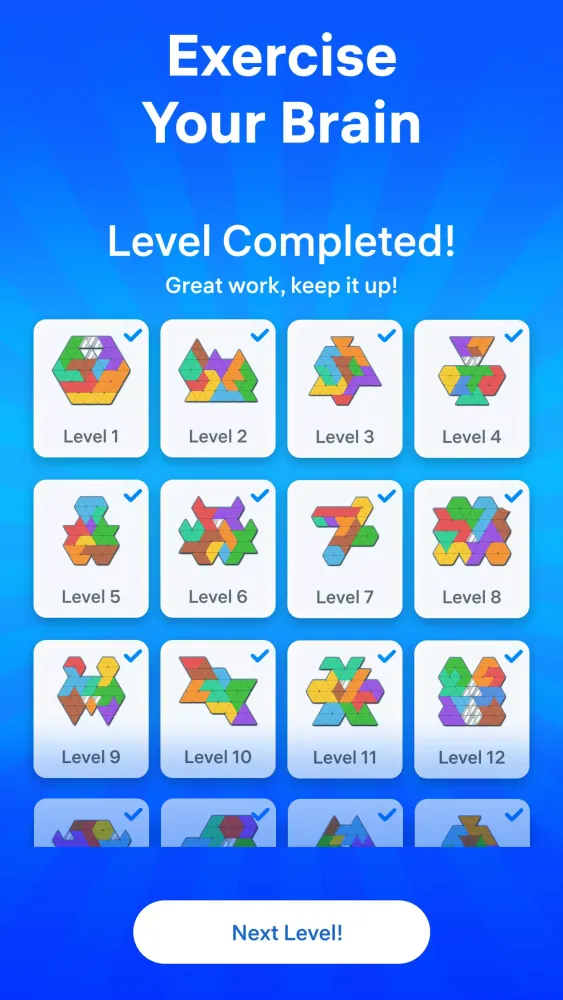 Screenshot di Triangle Tangram