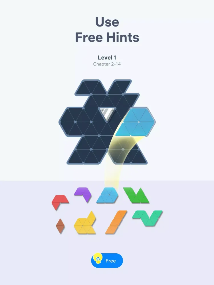 Screenshot di Triangle Tangram