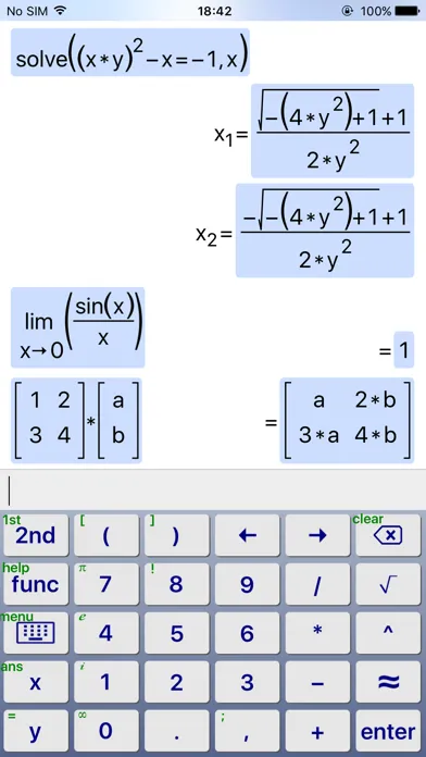 Скриншоты SymCalc - Symbolic Calculator