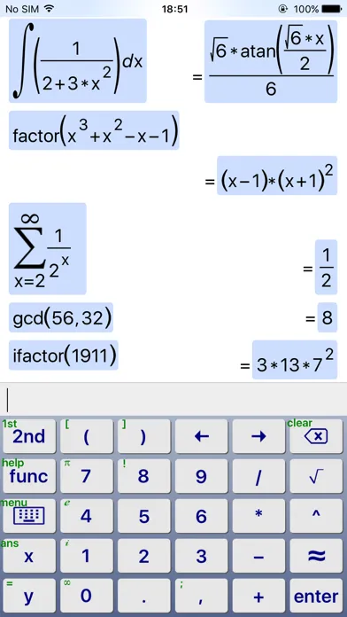Скриншоты SymCalc - Symbolic Calculator
