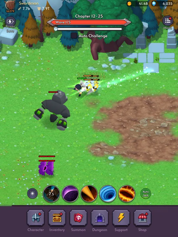 Super Sword Idle iPad  স্ক্রিনশট