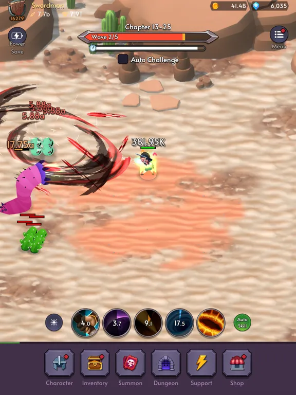 Super Sword Idle iPad  স্ক্রিনশট
