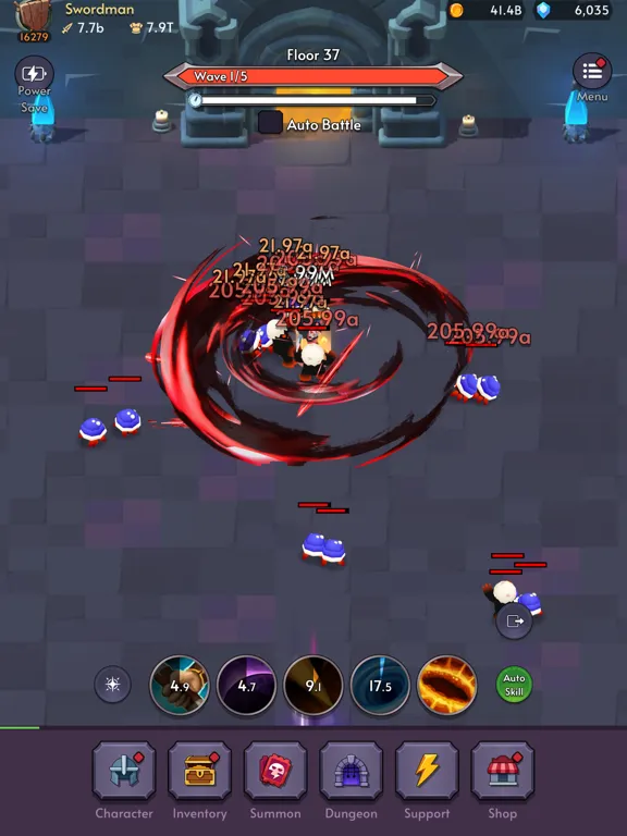 Super Sword Idle iPad  স্ক্রিনশট