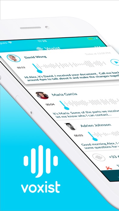 Capturas de tela do Voxist: Visual Voicemail