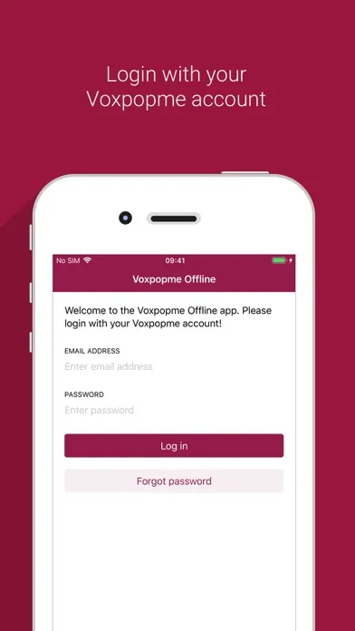 Screenshot di Voxpopme Offline