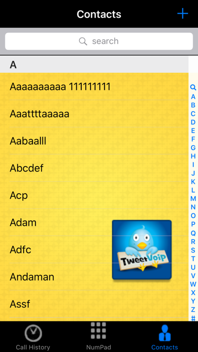 Tweet Voip Screenshots
