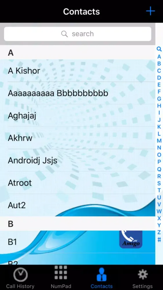 Amigo Dialer Ekran Görüntüleri