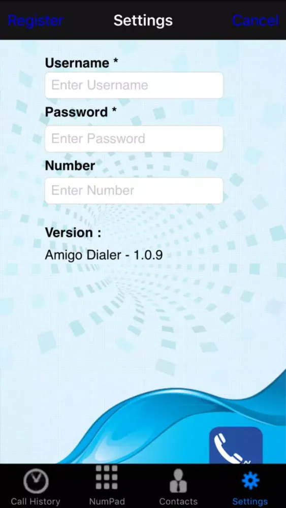 Amigo Dialer Ekran Görüntüleri