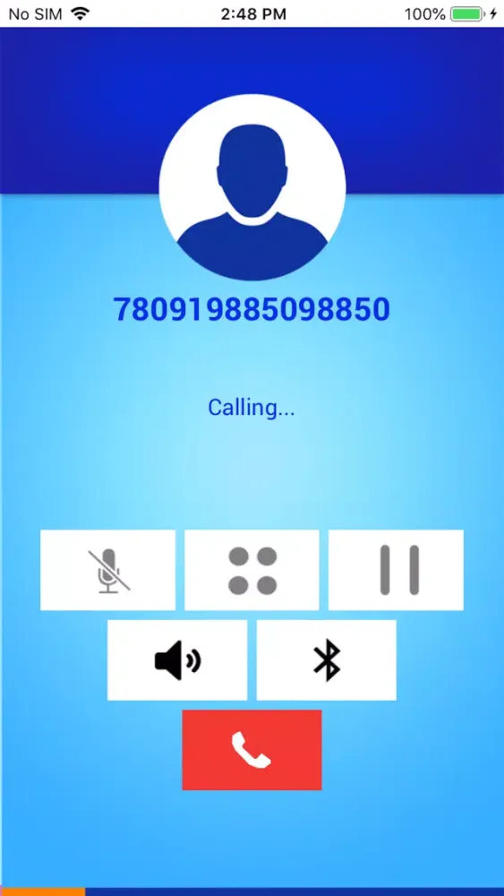 Tangkapan layar EEZY VOIP
