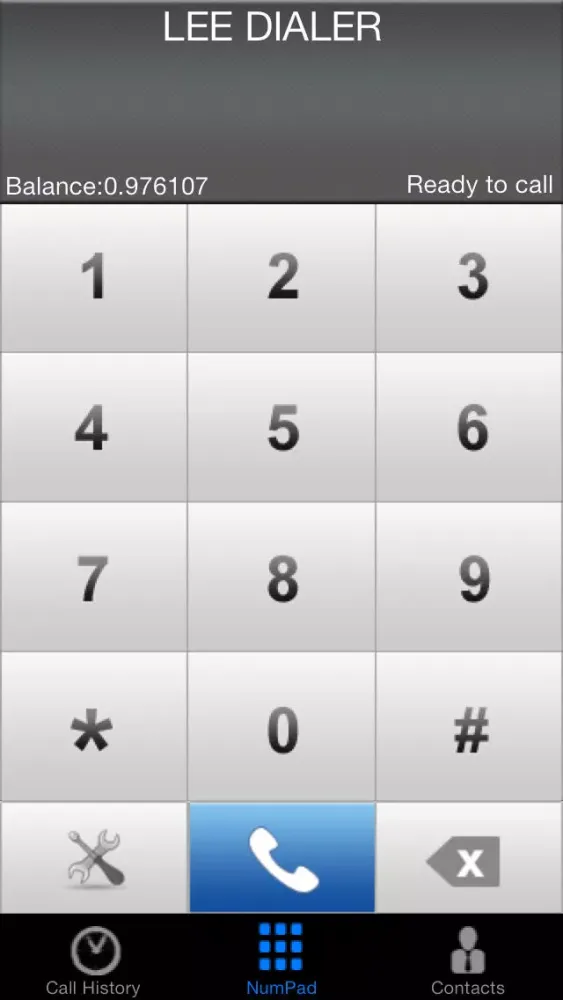 Tangkapan skrin LEE Dialer
