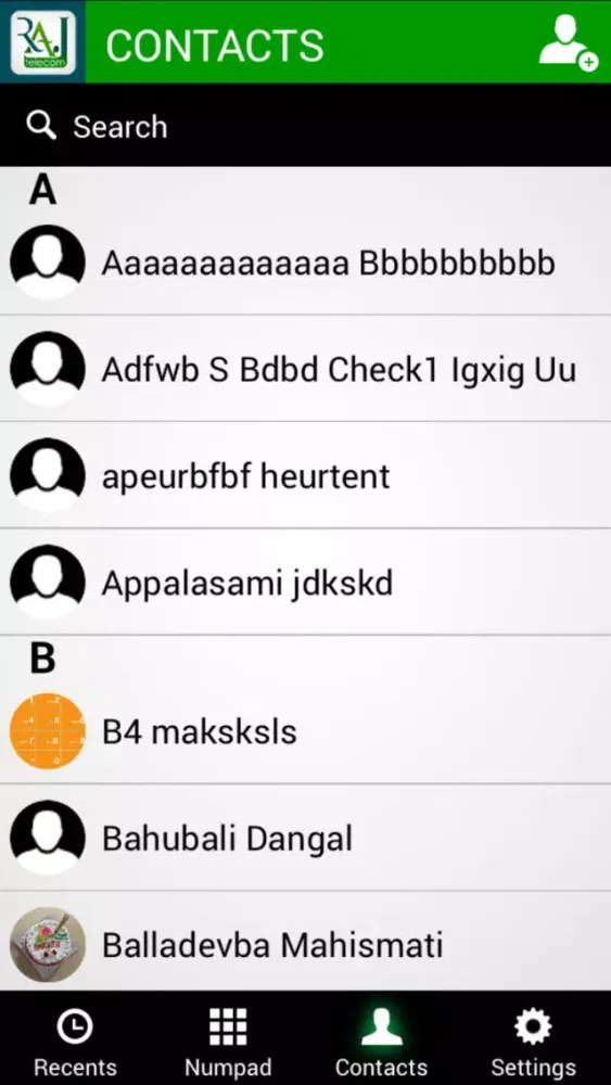 Captures d'écran de Raj-Telecom