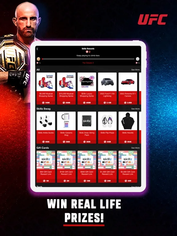 Tangkapan layar UFC: Octagon Blast iPad 