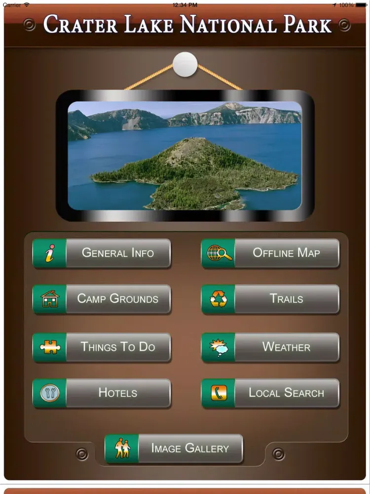 Скриншоты Crater Lake National Park iPad 