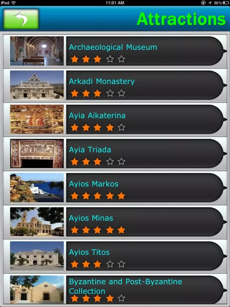 Crete Island Offline Travel iPad 应用截图