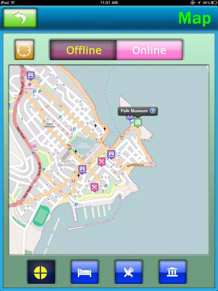 Crete Island Offline Travel iPad 应用截图