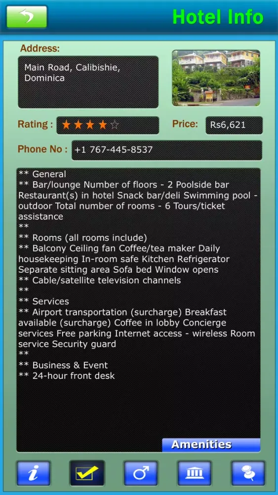 Captures d'écran de Dominica Offline Map Guide