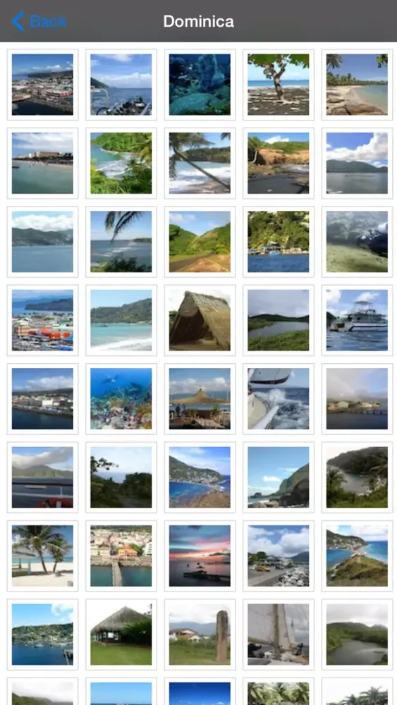 Captures d'écran de Dominica Offline Map Guide
