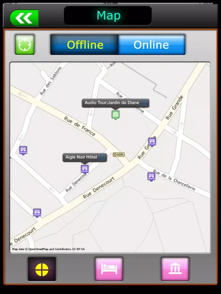 Fontainebleau Offline Guide iPad  स्क्रीनशॉट