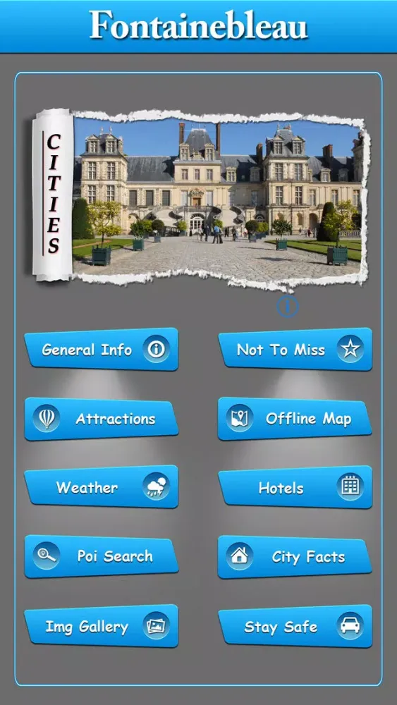 Fontainebleau Offline Guide स्क्रीनशॉट