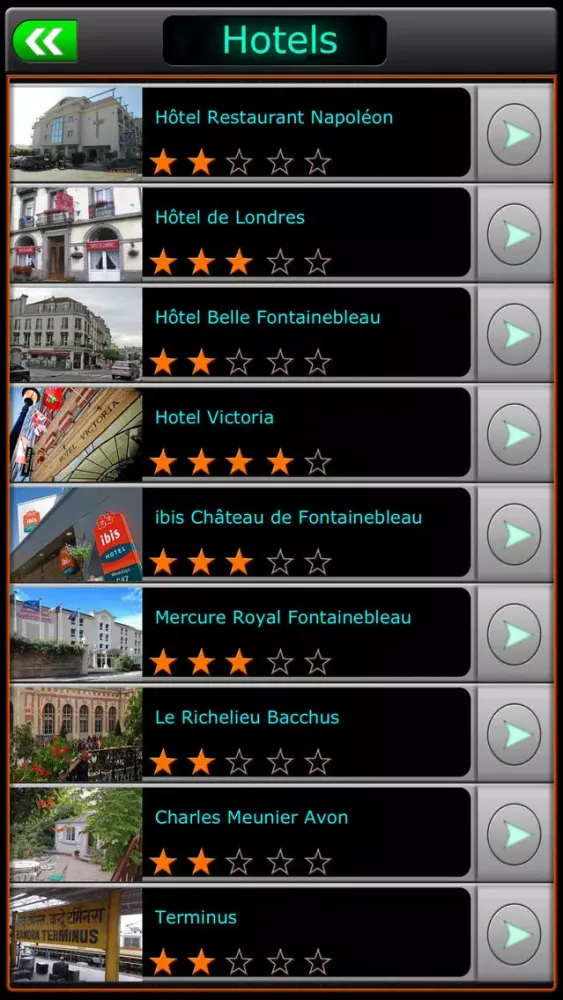 Fontainebleau Offline Guide स्क्रीनशॉट