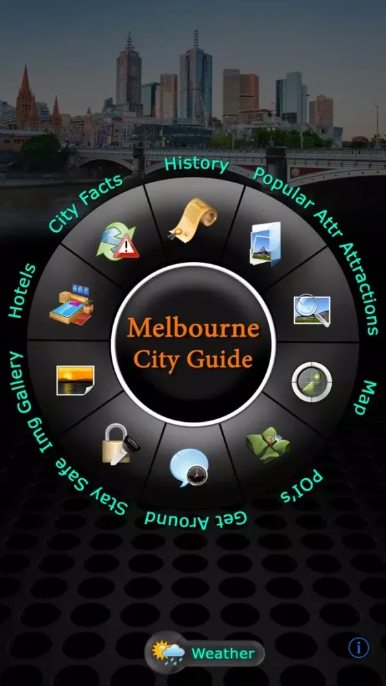 Melbourne Offline Map Guide Screenshots