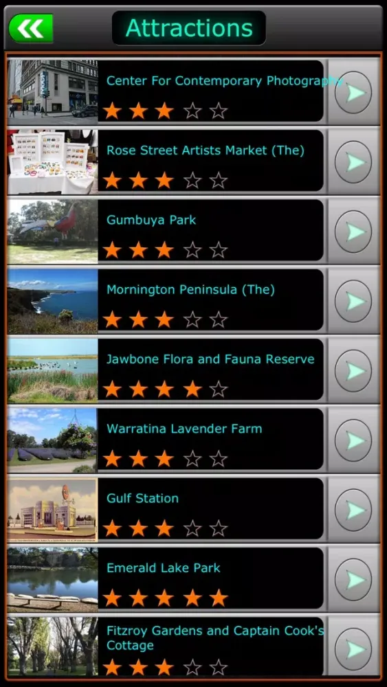 Melbourne Offline Map Guide Screenshots