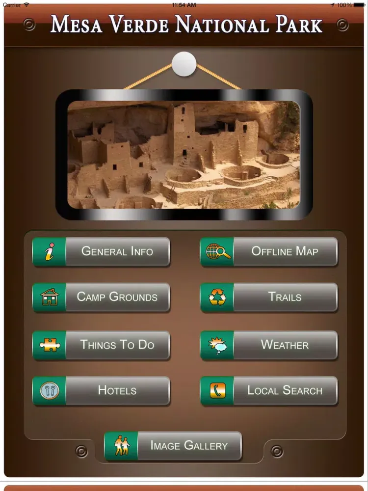 Mesa Verde National Park iPad  Screenshots